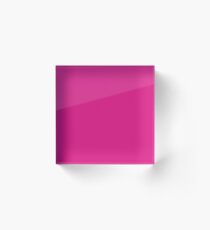 color Barbie pink Acrylic Block