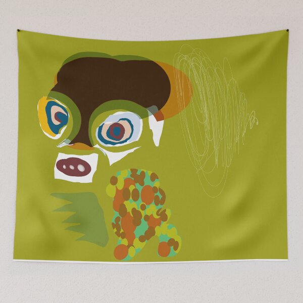 Item preview, 21 OooH FRANKY - colorful imaginary emotive portrait  designed and sold by IsaboCreations.