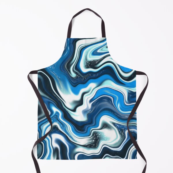 Item preview, Melting Snow, abstract digital fluid pour designed and sold by MayGreenAbgrall.