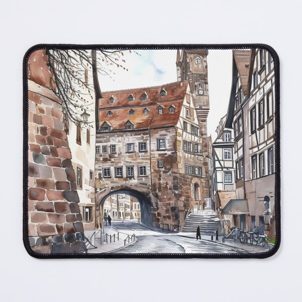 Item preview, Watercolor Design of Nuremberg / Nürnberg - Germany / Deutschland designed and sold by Sketch-Shack.
