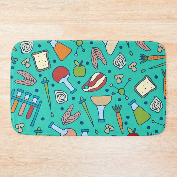 Item preview, Food science seamless pattern designed and sold by DesignsbySimons.