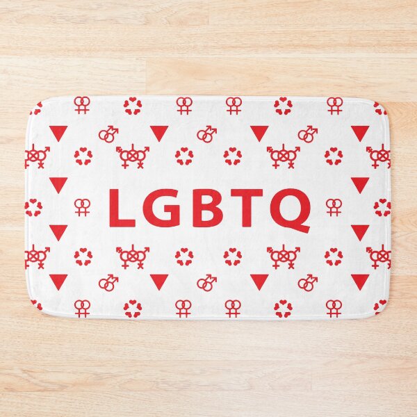 Item preview, RED LGBTQ Pride Repeat Graphic designed and sold by IBD-HOUS.