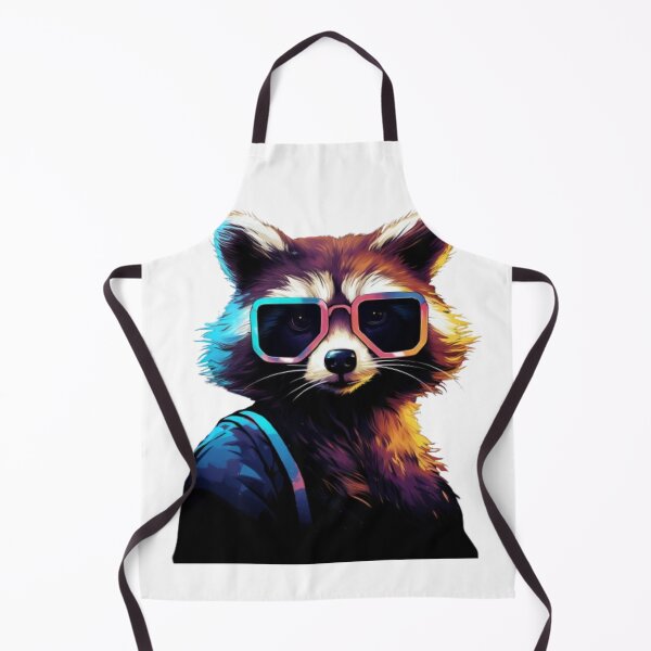 Item preview, Rainbow Raccoon Digital Motif designed and sold by zolarche.