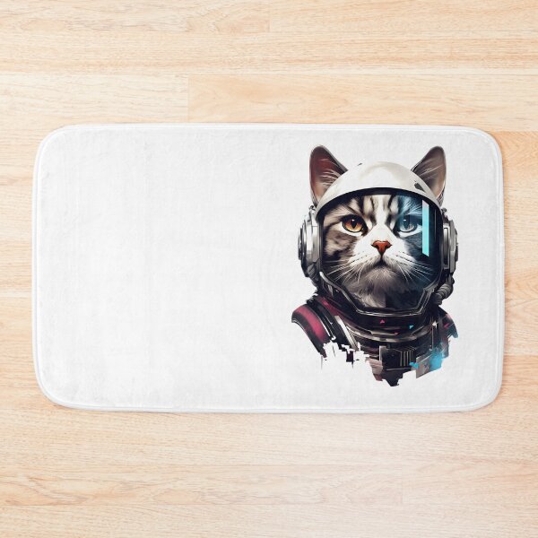 Item preview, The serious cat with hemet designed and sold by oilidesing.