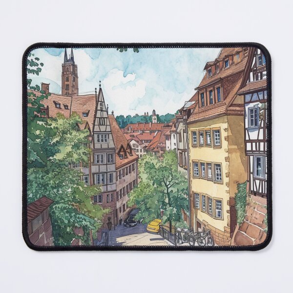 Item preview, Watercolor Design of Nuremberg / Nürnberg - Germany / Deutschland designed and sold by Sketch-Shack.