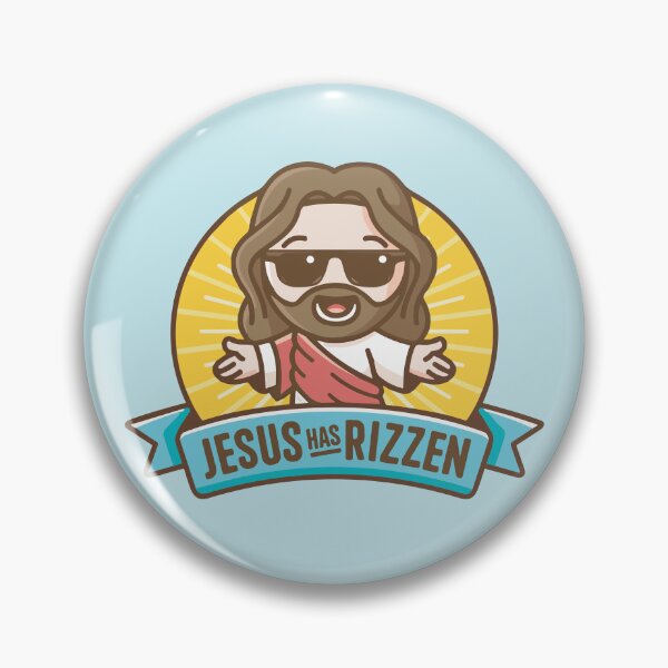 Item preview, Jesus Has Rizzen Funny Christian He Has Rizzen Cute Kawaii Christ Rizz Meme designed and sold by artworkathome.