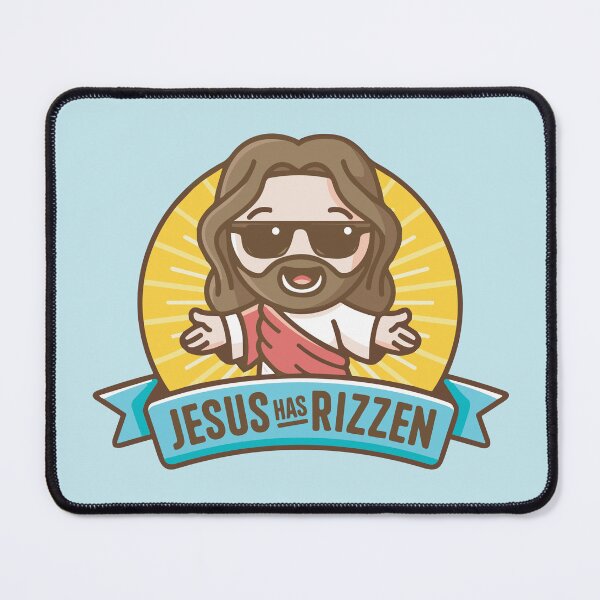 Item preview, Jesus Has Rizzen Funny Christian He Has Rizzen Cute Kawaii Christ Rizz Meme designed and sold by artworkathome.