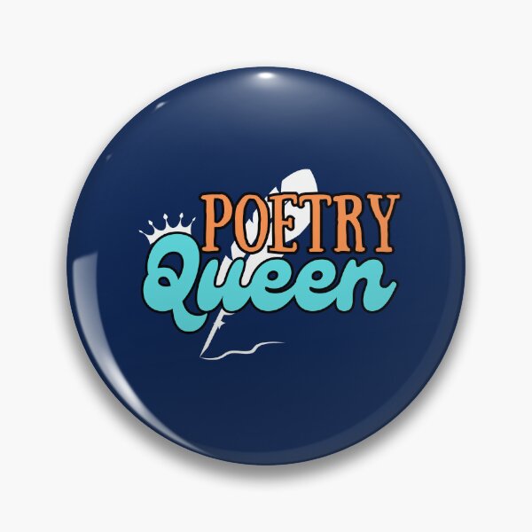 Item preview, Poetry Queen Cute Creative Writing Poem Lover designed and sold by SharpThreadZ.