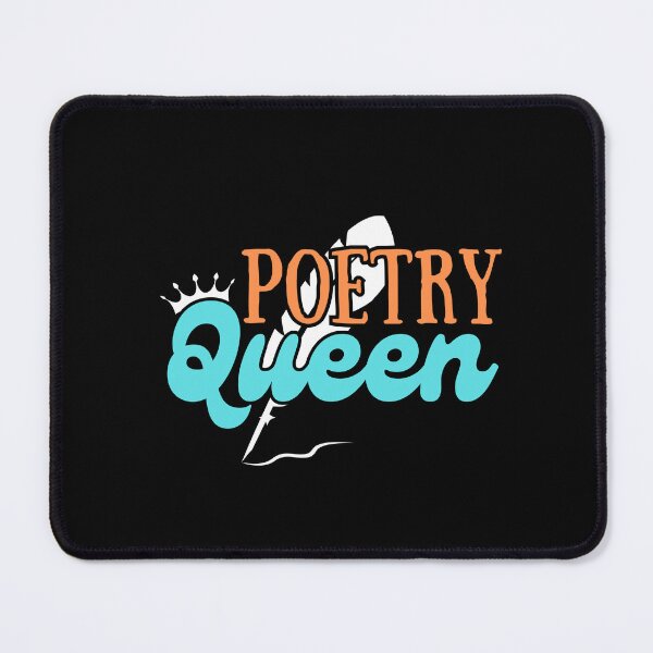 Item preview, Poetry Queen Cute Creative Writing Poem Lover designed and sold by SharpThreadZ.
