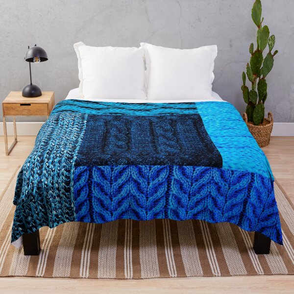 Item preview, Patchwork knitting pattern wool designed and sold by NinaFlorence.