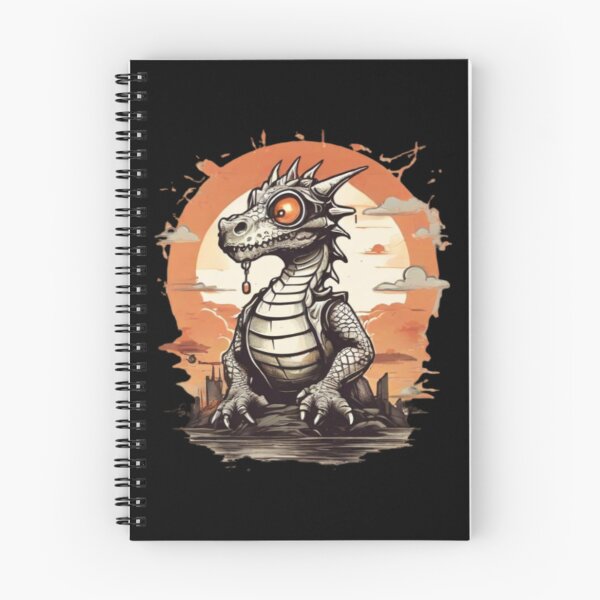 Item preview, Retro sunset Dragon Byby designed and sold by Zoo-Moo.