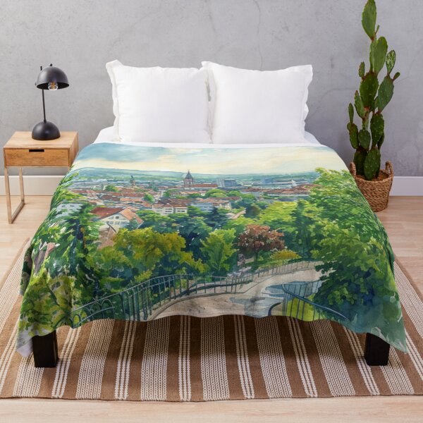 Item preview, Watercolor Design of Stuttgart - Germany / Deutschland designed and sold by Sketch-Shack.