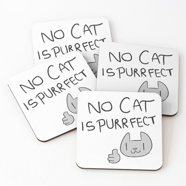 Item preview, No cat is purrfect designed and sold by Ignite-IV.