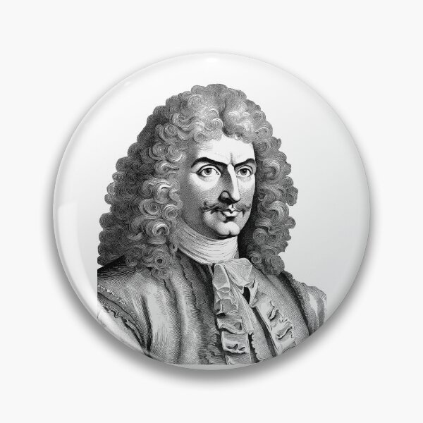 Item preview, Portrait of Molière designed and sold by NTGUILTY.