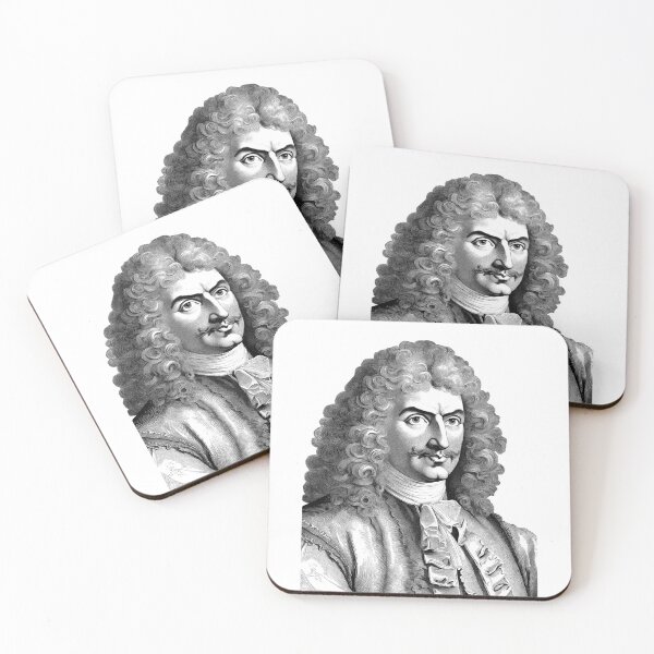 Item preview, Portrait of Molière designed and sold by NTGUILTY.