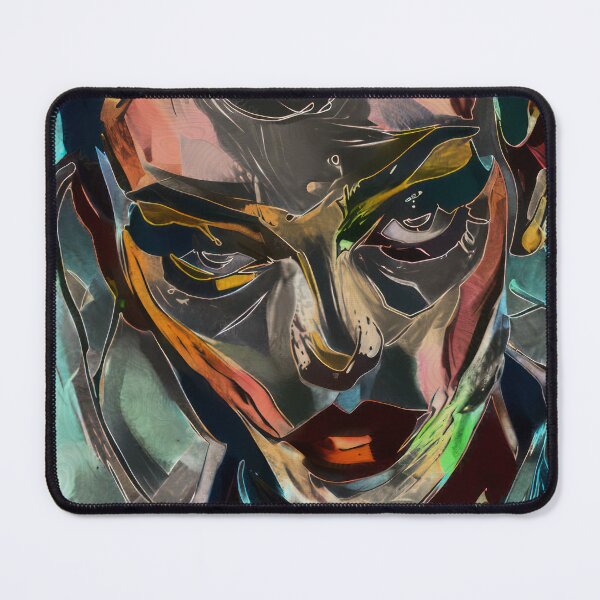 Item preview, Metallic Grunge-Style Portrait Of A Woman designed and sold by AutlyxArt.