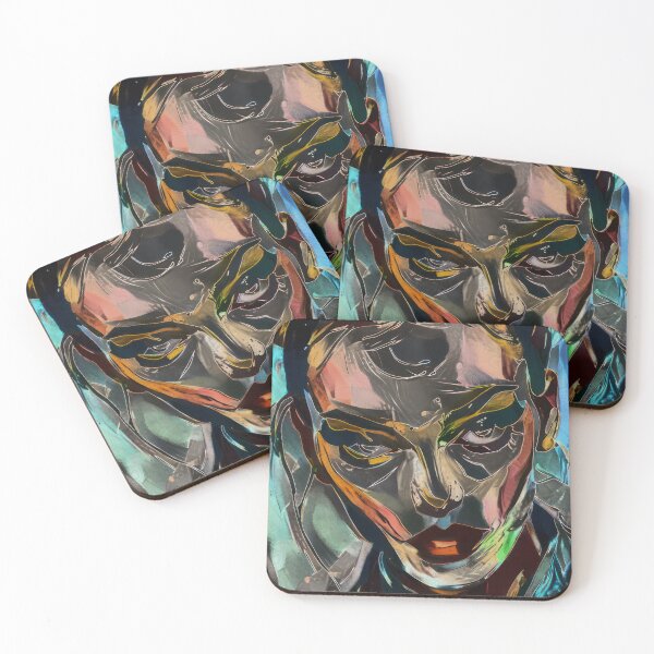 Item preview, Metallic Grunge-Style Portrait Of A Woman designed and sold by AutlyxArt.
