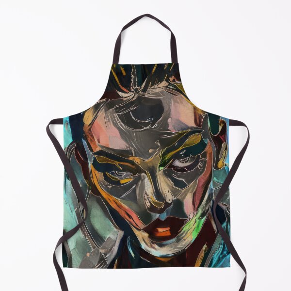 Item preview, Metallic Grunge-Style Portrait Of A Woman designed and sold by AutlyxArt.