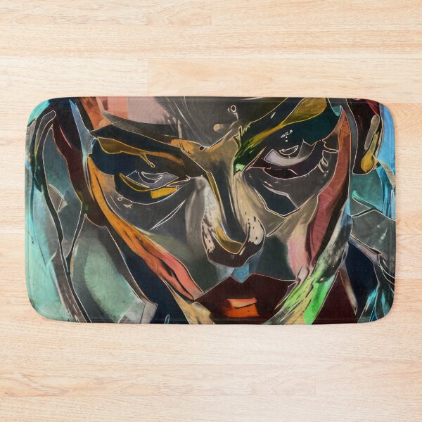 Item preview, Metallic Grunge-Style Portrait Of A Woman designed and sold by AutlyxArt.