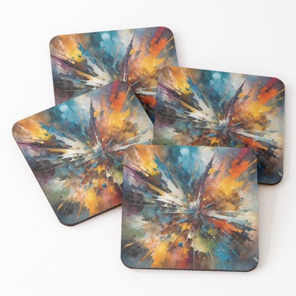 Item preview, A colorful explosion of paint designed and sold by johndesign88.