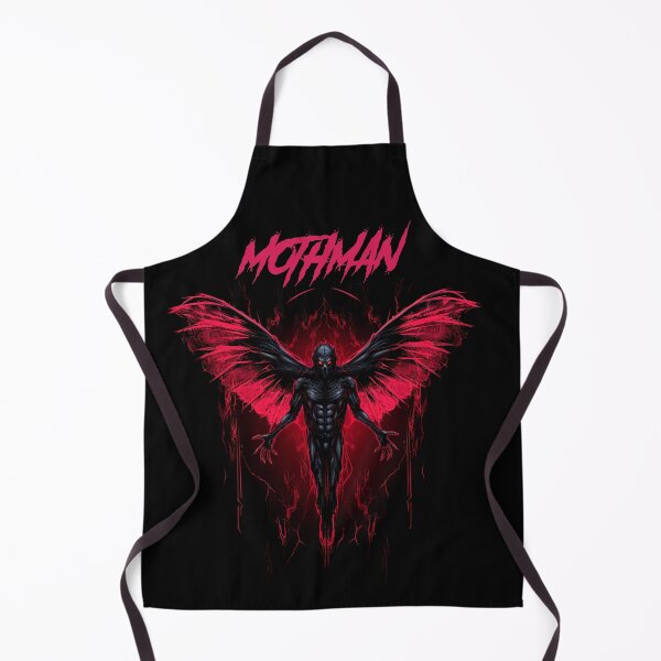 Item preview, Mothman - synthwave cyberpunk designed and sold by GlitchGrotesque.