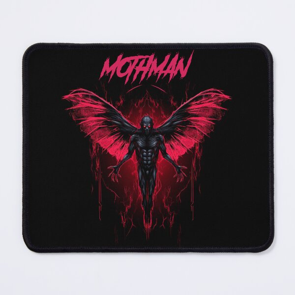 Item preview, Mothman - synthwave cyberpunk designed and sold by GlitchGrotesque.