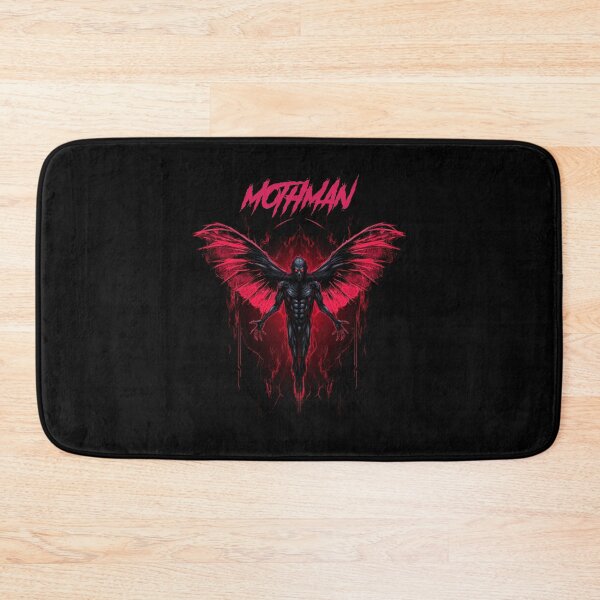 Item preview, Mothman - synthwave cyberpunk designed and sold by GlitchGrotesque.