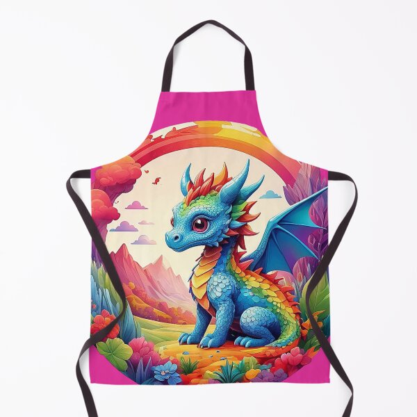 Item preview, Charming Rainbow Chameleon: Cute baby dragon design designed and sold by Minpadesign.