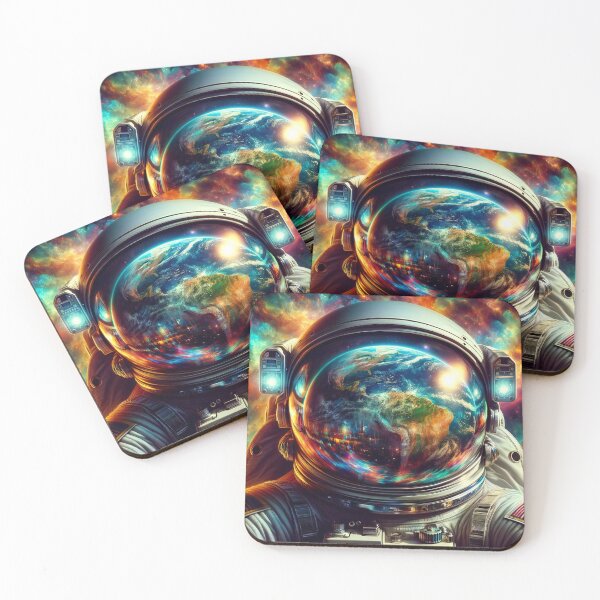 Item preview, Astronaut's Homage: Glimpse of Gaia designed and sold by ArtComixHaven.