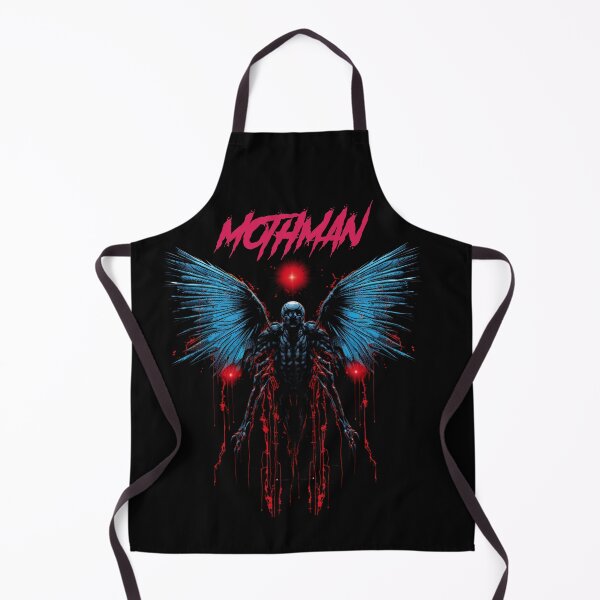 Item preview, Mothman - synthwave cyberpunk designed and sold by GlitchGrotesque.