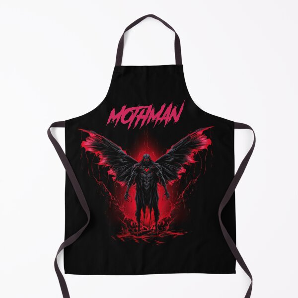 Item preview, Mothman - synthwave cyberpunk designed and sold by GlitchGrotesque.