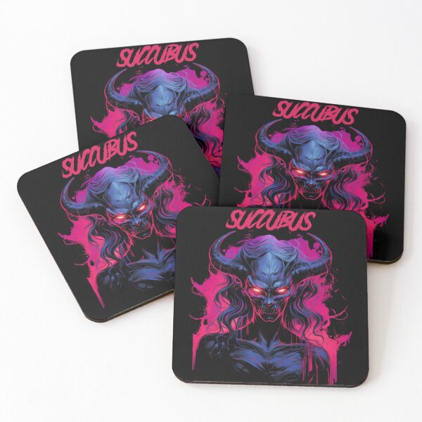 Item preview, Succubus - synthwave cyberpunk designed and sold by GlitchGrotesque.