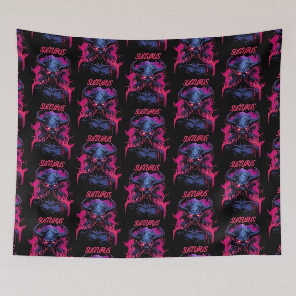 Item preview, Succubus - synthwave cyberpunk designed and sold by GlitchGrotesque.