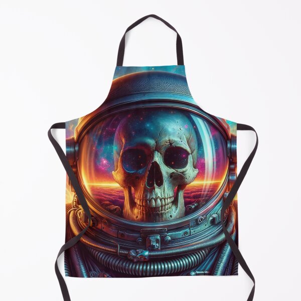 Item preview, Celestial Buccaneer: Skull Among the Stars designed and sold by ArtComixHaven.