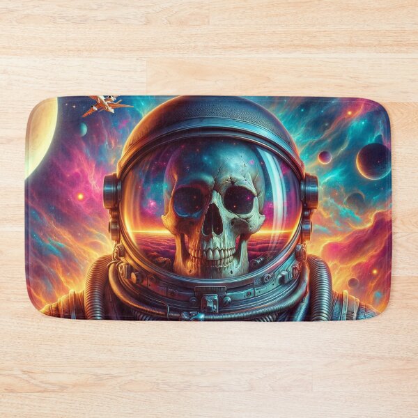 Item preview, Celestial Buccaneer: Skull Among the Stars designed and sold by ArtComixHaven.