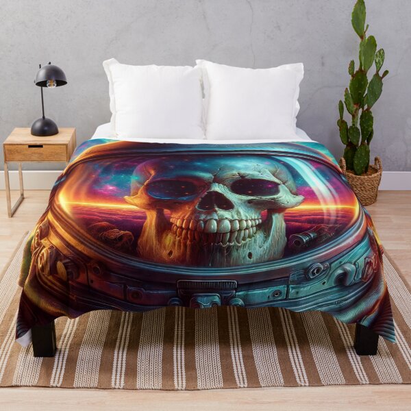 Item preview, Celestial Buccaneer: Skull Among the Stars designed and sold by ArtComixHaven.