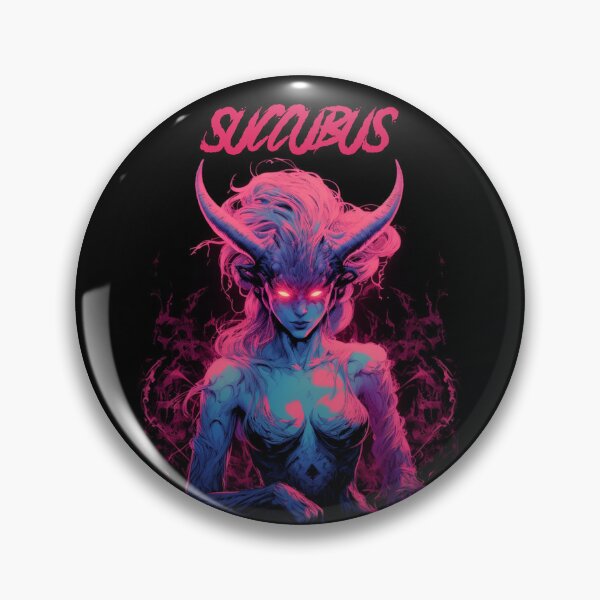 Item preview, Succubus - synthwave cyberpunk designed and sold by GlitchGrotesque.