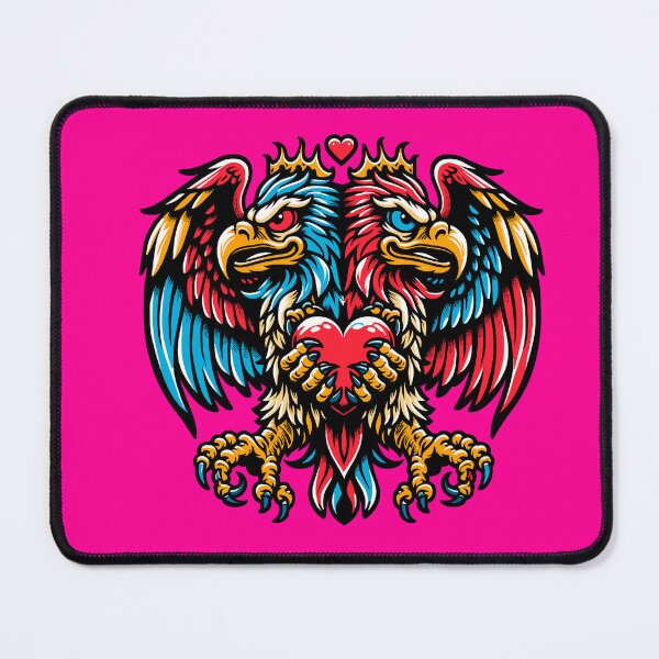 Item preview, Polycephalic Love Eagle - Valentine's Heart designed and sold by ObjCrea123.
