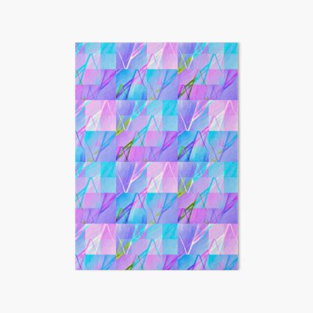Aperçu de l'œuvre Madras de printemps // Lavande bleue créée et vendue par House of KE Designs.