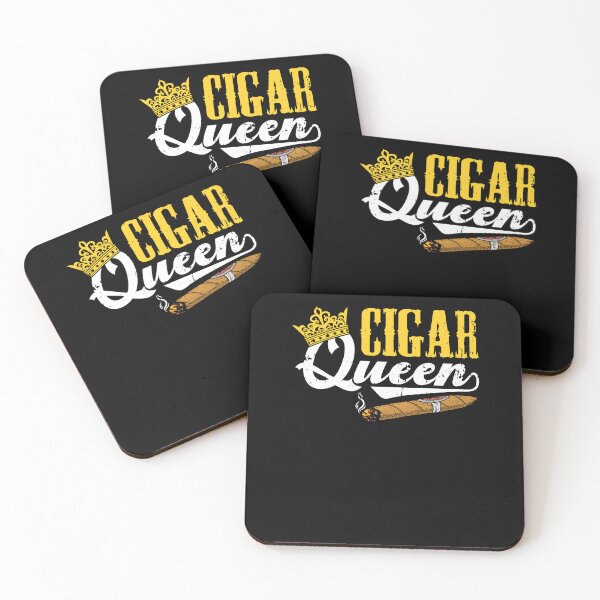 Item preview, Cigar Queen Woman Smoker Lounge Tobacco Cuban Women designed and sold by Sinful Charm.