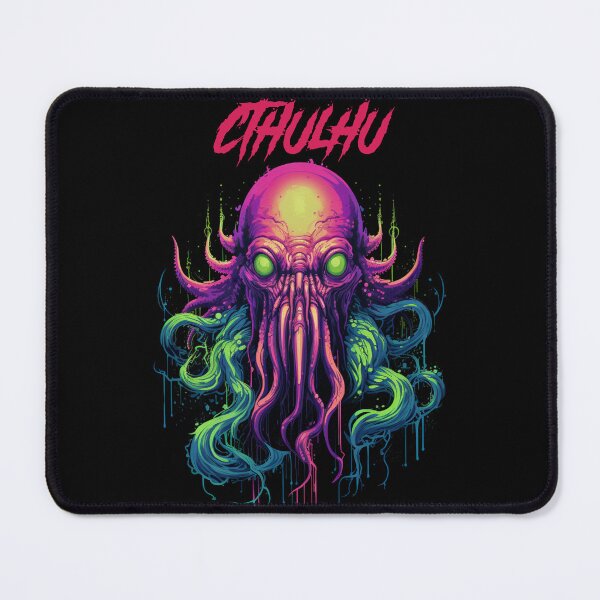Item preview, Cthulhu - synthwave cyberpunk designed and sold by GlitchGrotesque.