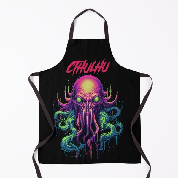 Item preview, Cthulhu - synthwave cyberpunk designed and sold by GlitchGrotesque.