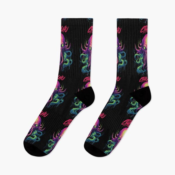 Item preview, Cthulhu - synthwave cyberpunk designed and sold by GlitchGrotesque.