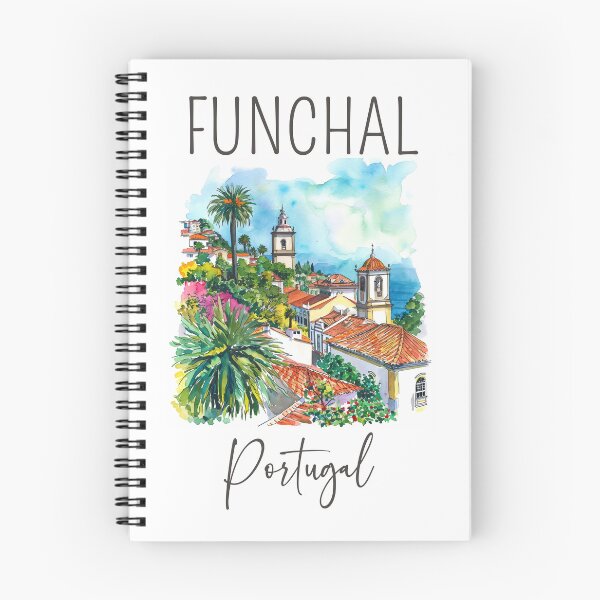 Item preview, Watercolor Design of Funchal - Portugal  designed and sold by Sketch-Shack.