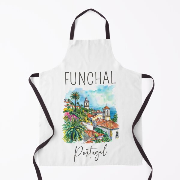 Item preview, Watercolor Design of Funchal - Portugal designed and sold by Sketch-Shack.