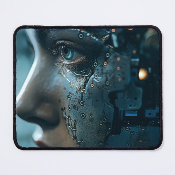 Item preview, Stark Reality: Close-Up of Cybernetic Human designed and sold by cyberartmaker.