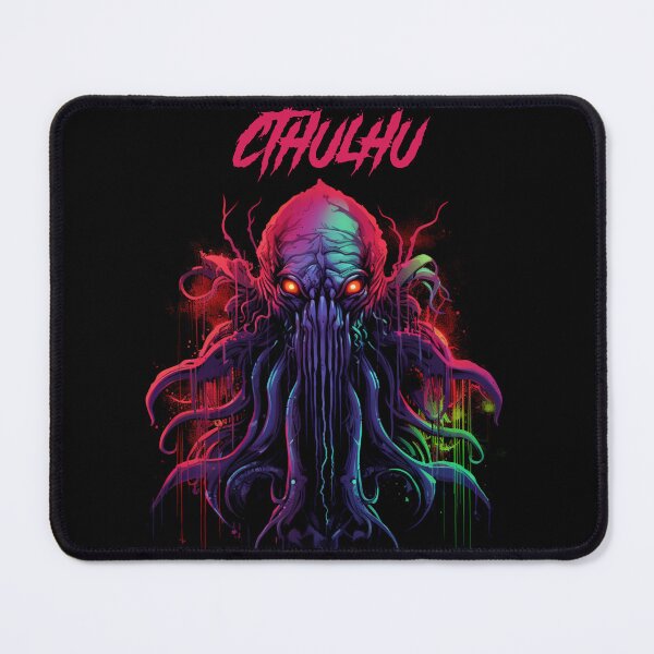 Item preview, Cthulhu - synthwave cyberpunk designed and sold by GlitchGrotesque.