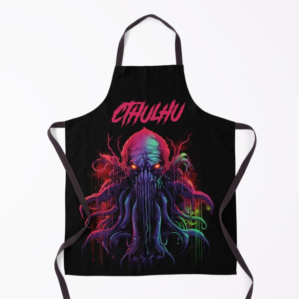 Item preview, Cthulhu - synthwave cyberpunk designed and sold by GlitchGrotesque.