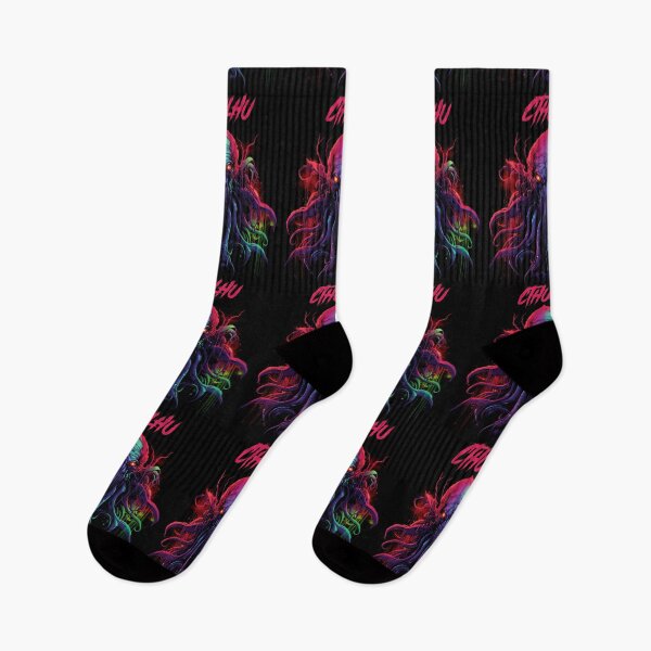 Item preview, Cthulhu - synthwave cyberpunk designed and sold by GlitchGrotesque.
