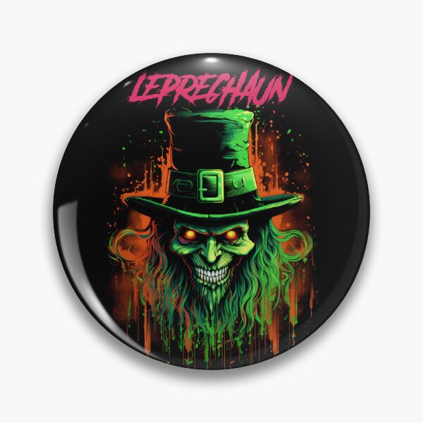Item preview, Leprechaun - synthwave cyberpunk designed and sold by GlitchGrotesque.